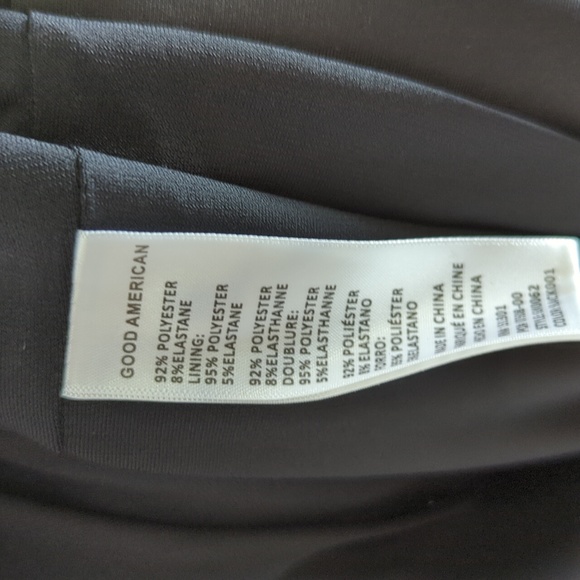 GOOD AMERICAN The Scuba Blazer 2.0 Womens XL Black Coat Blazer - Picture 10 of 14